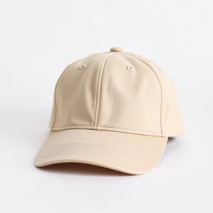 Beige Minimalist Cap